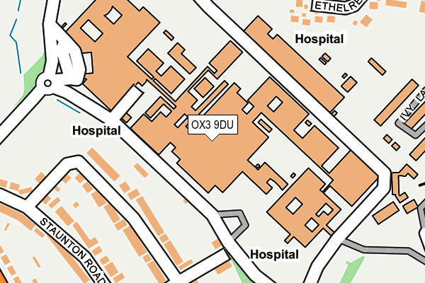 OX3 9DU map - OS OpenMap – Local (Ordnance Survey)