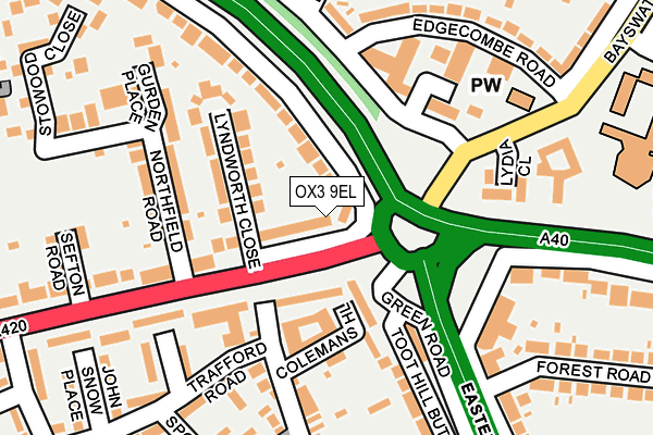 OX3 9EL map - OS OpenMap – Local (Ordnance Survey)