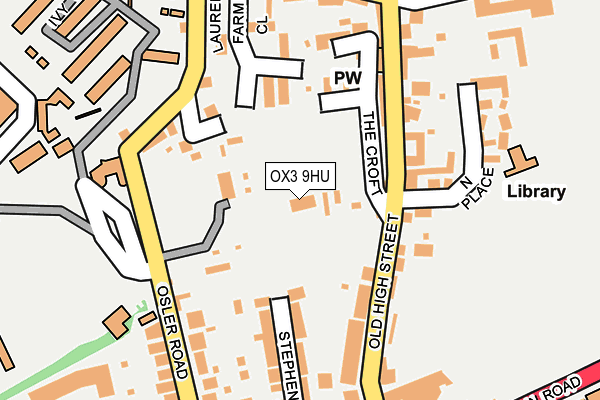 OX3 9HU map - OS OpenMap – Local (Ordnance Survey)