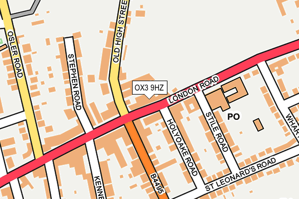 Map of THE HUB IN HEADINGTON LIMITED at local scale