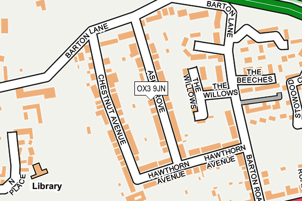 OX3 9JN map - OS OpenMap – Local (Ordnance Survey)