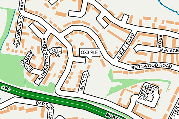 OX3 9LE map - OS OpenMap – Local (Ordnance Survey)