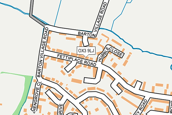 OX3 9LJ map - OS OpenMap – Local (Ordnance Survey)