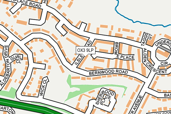 OX3 9LP map - OS OpenMap – Local (Ordnance Survey)