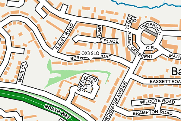 OX3 9LQ map - OS OpenMap – Local (Ordnance Survey)