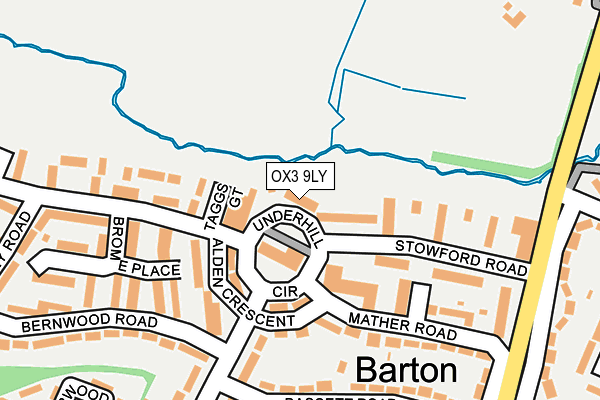 OX3 9LY map - OS OpenMap – Local (Ordnance Survey)