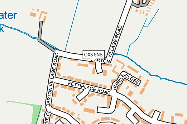 OX3 9NS map - OS OpenMap – Local (Ordnance Survey)