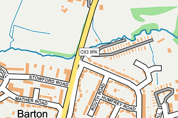 OX3 9PA map - OS OpenMap – Local (Ordnance Survey)