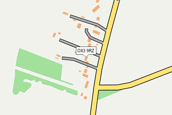 OX3 9RZ map - OS OpenMap – Local (Ordnance Survey)