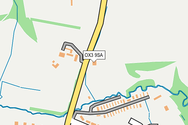 OX3 9SA map - OS OpenMap – Local (Ordnance Survey)