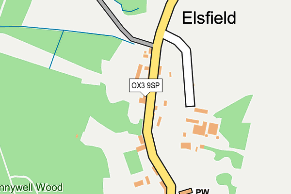 OX3 9SP map - OS OpenMap – Local (Ordnance Survey)