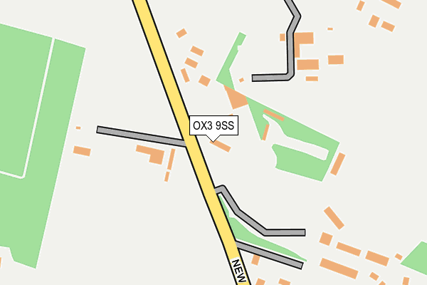 OX3 9SS map - OS OpenMap – Local (Ordnance Survey)