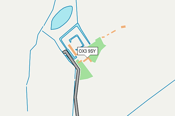 OX3 9SY map - OS OpenMap – Local (Ordnance Survey)