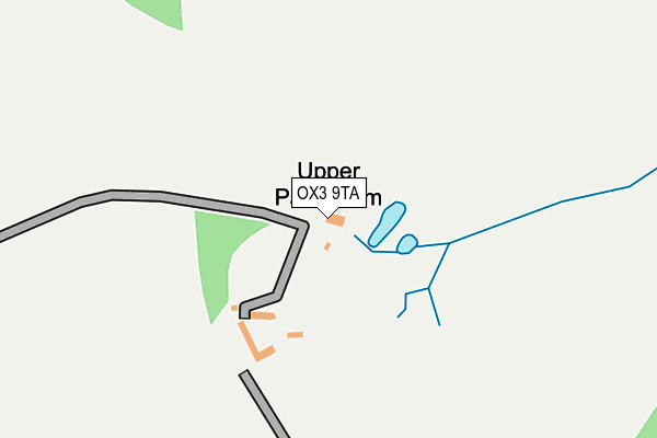 OX3 9TA map - OS OpenMap – Local (Ordnance Survey)