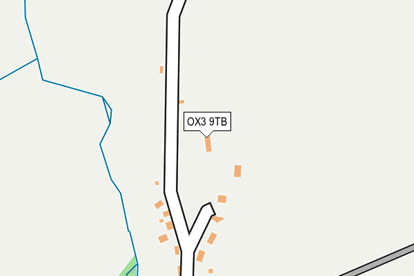 OX3 9TB map - OS OpenMap – Local (Ordnance Survey)
