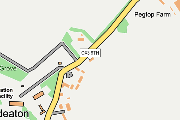 OX3 9TH map - OS OpenMap – Local (Ordnance Survey)