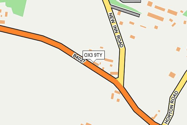 OX3 9TY map - OS OpenMap – Local (Ordnance Survey)
