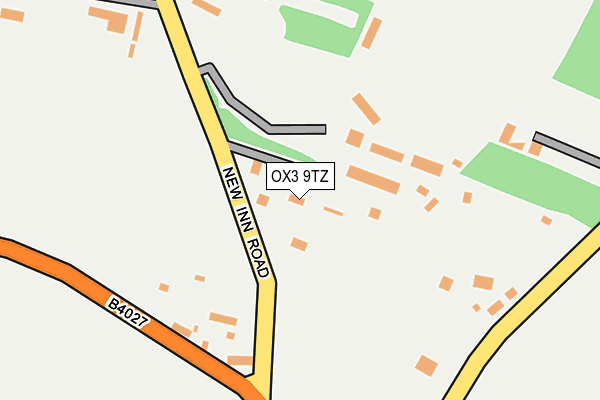 OX3 9TZ map - OS OpenMap – Local (Ordnance Survey)