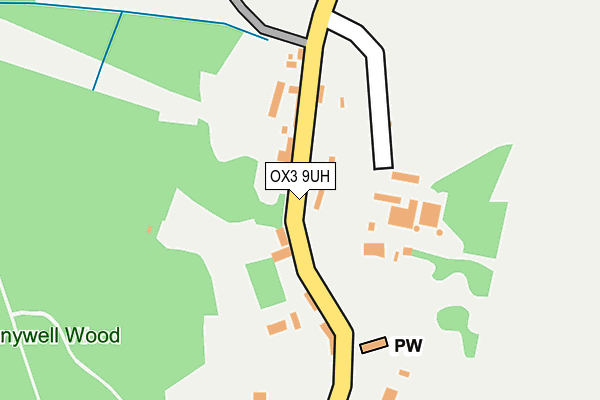 OX3 9UH map - OS OpenMap – Local (Ordnance Survey)