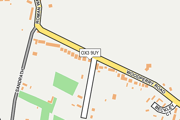 OX3 9UY map - OS OpenMap – Local (Ordnance Survey)