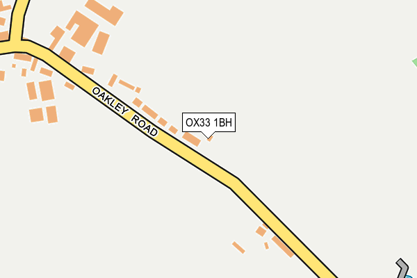 OX33 1BH map - OS OpenMap – Local (Ordnance Survey)