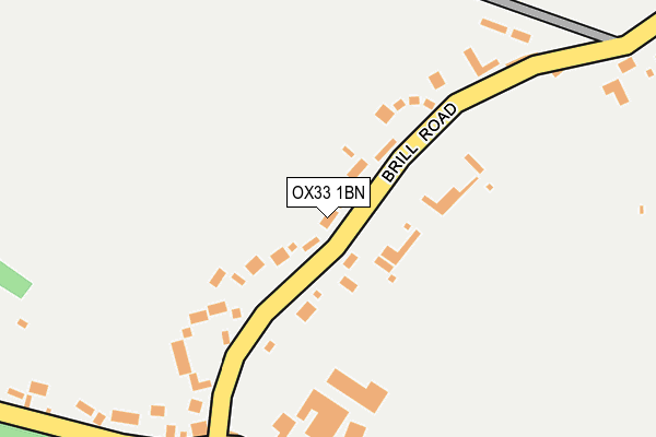 OX33 1BN map - OS OpenMap – Local (Ordnance Survey)