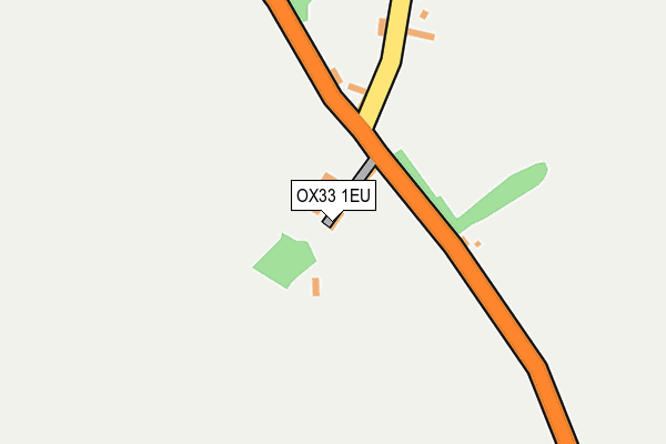 OX33 1EU map - OS OpenMap – Local (Ordnance Survey)