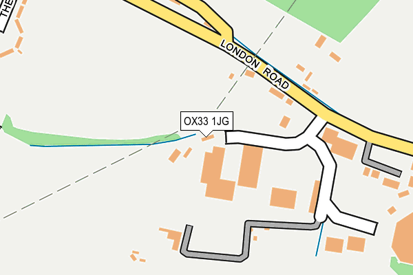 OX33 1JG map - OS OpenMap – Local (Ordnance Survey)