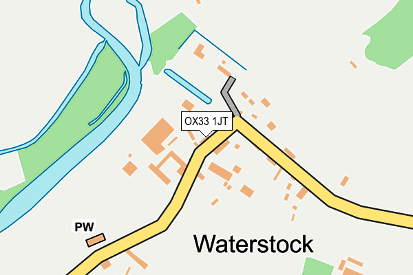 OX33 1JT map - OS OpenMap – Local (Ordnance Survey)