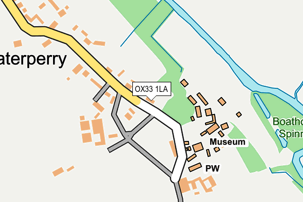 OX33 1LA map - OS OpenMap – Local (Ordnance Survey)