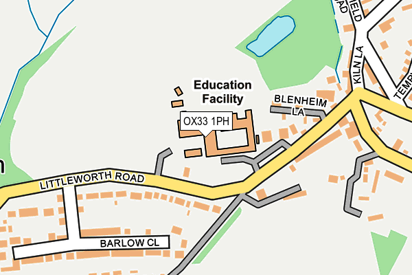 OX33 1PH map - OS OpenMap – Local (Ordnance Survey)