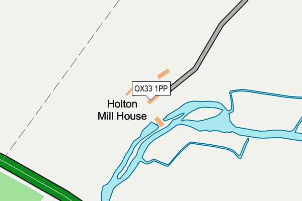 OX33 1PP map - OS OpenMap – Local (Ordnance Survey)