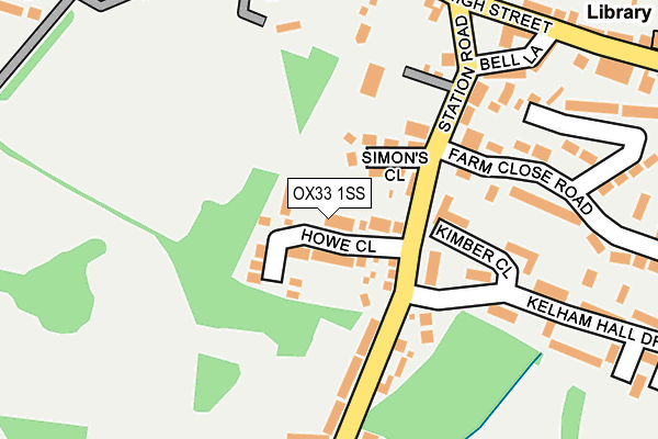 Map of FLETCHER SERVICES OXFORD LTD at local scale