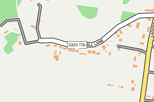 OX33 1TA map - OS OpenMap – Local (Ordnance Survey)