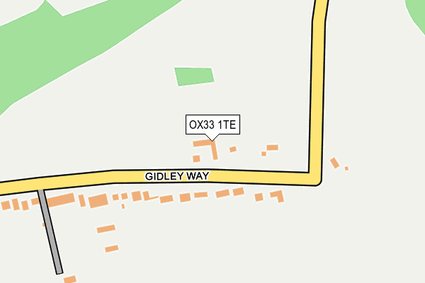 OX33 1TE map - OS OpenMap – Local (Ordnance Survey)