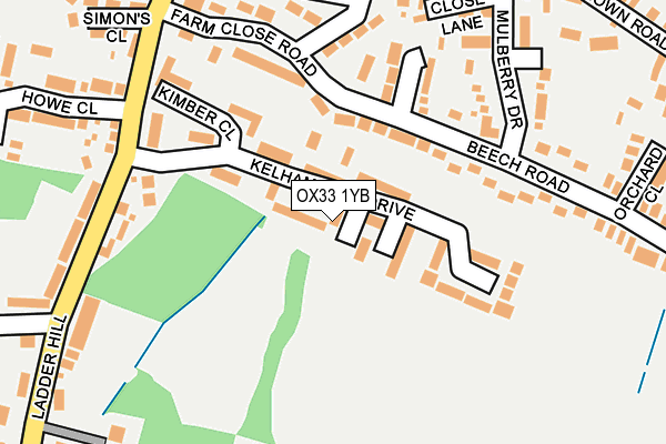 Map of CALDERWOOD FAMILY INVESTMENT COMPANY LTD at local scale