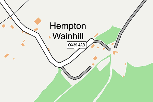 OX39 4AB map - OS OpenMap – Local (Ordnance Survey)