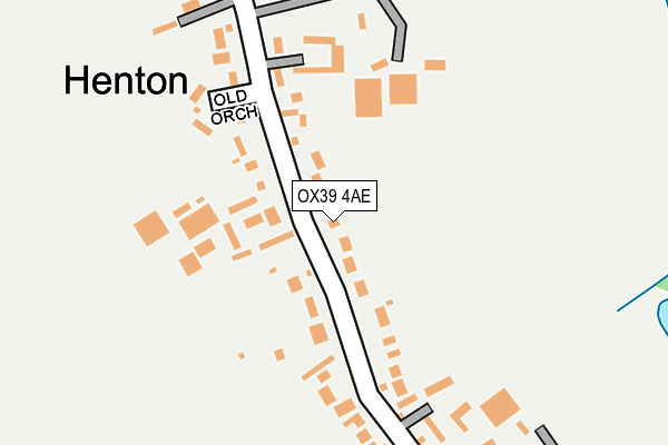 OX39 4AE map - OS OpenMap – Local (Ordnance Survey)
