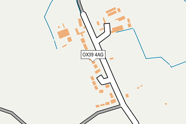 OX39 4AG map - OS OpenMap – Local (Ordnance Survey)