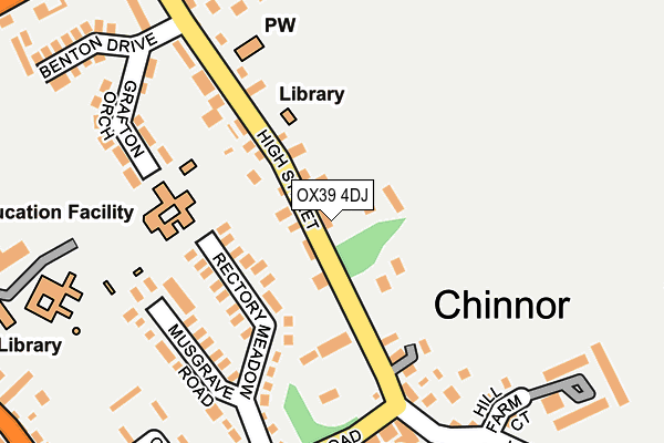 OX39 4DJ map - OS OpenMap – Local (Ordnance Survey)
