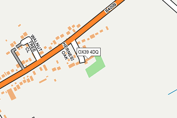 OX39 4DQ map - OS OpenMap – Local (Ordnance Survey)