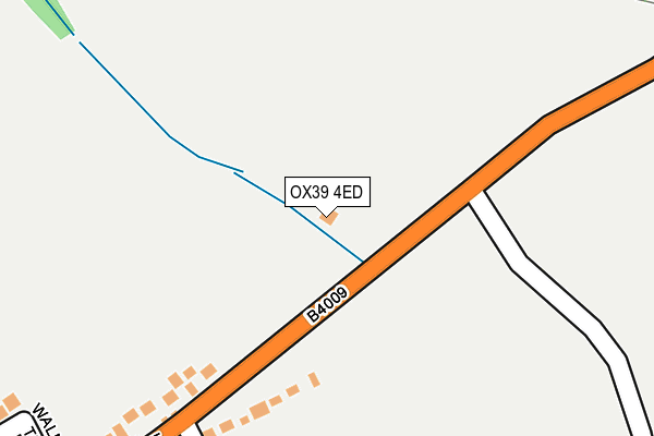 OX39 4ED map - OS OpenMap – Local (Ordnance Survey)