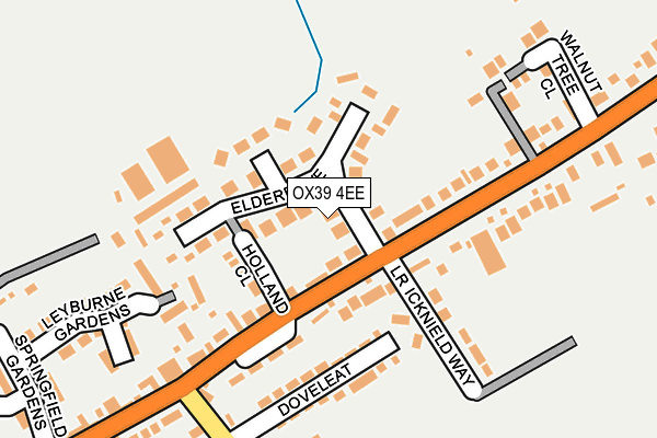 OX39 4EE map - OS OpenMap – Local (Ordnance Survey)