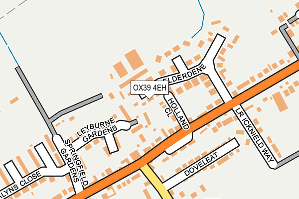 OX39 4EH map - OS OpenMap – Local (Ordnance Survey)