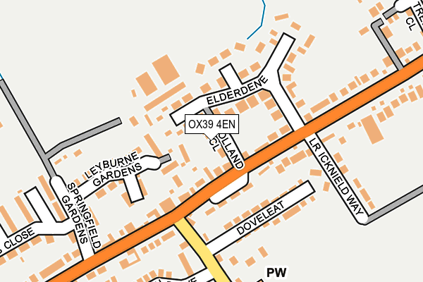 OX39 4EN map - OS OpenMap – Local (Ordnance Survey)