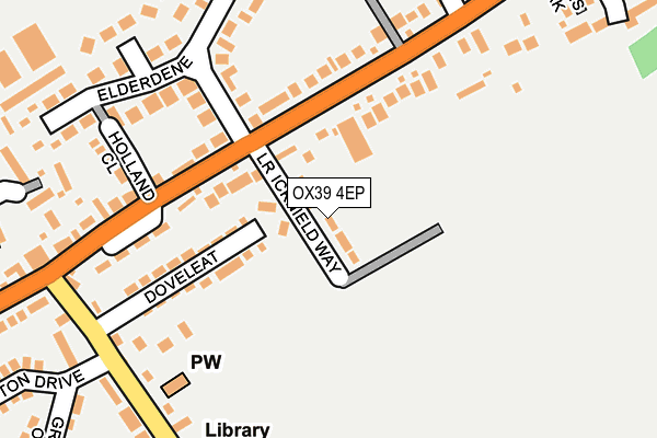 OX39 4EP map - OS OpenMap – Local (Ordnance Survey)