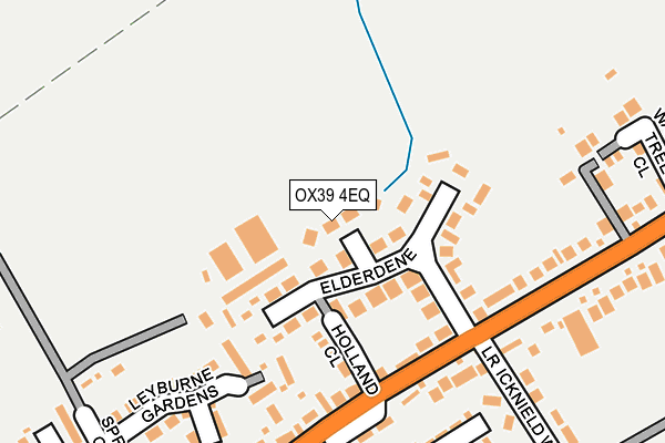 OX39 4EQ map - OS OpenMap – Local (Ordnance Survey)