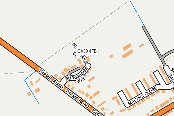 OX39 4FB map - OS OpenMap – Local (Ordnance Survey)