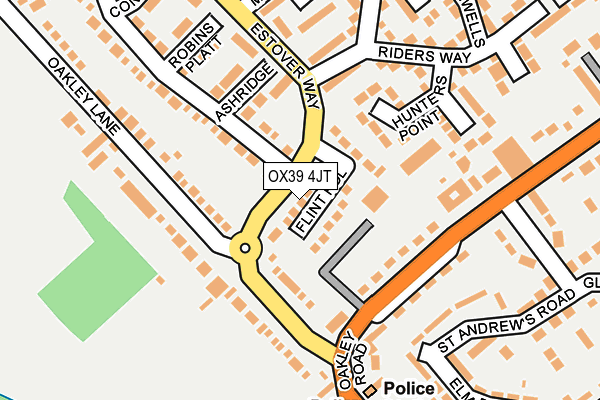 OX39 4JT map - OS OpenMap – Local (Ordnance Survey)