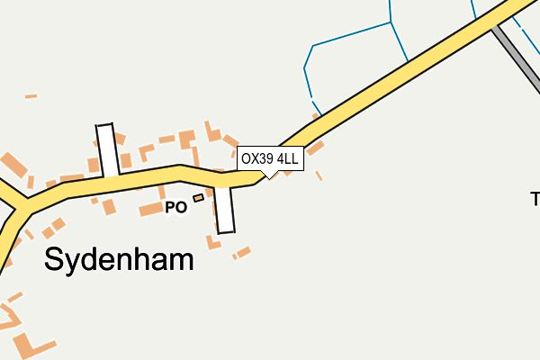 OX39 4LL map - OS OpenMap – Local (Ordnance Survey)